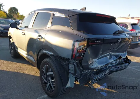 2025 Nissan Kicks Sv Fwd из США, поврежденный, VIN 3N8AP6CA2SL382582